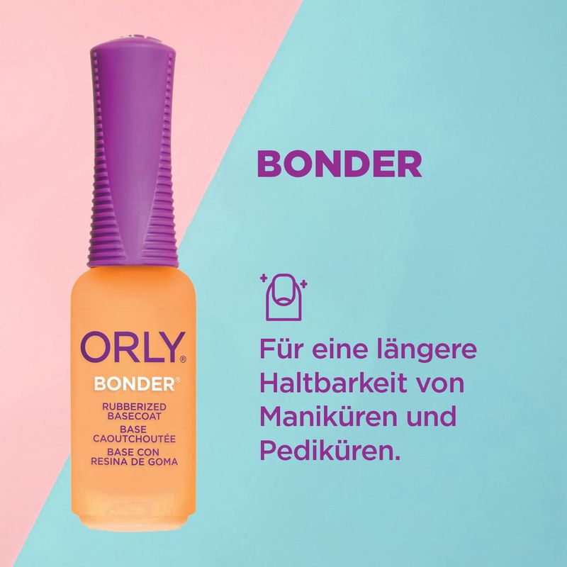 Orly Bonder Rubberized Nail Base Coat, .3 Ounce