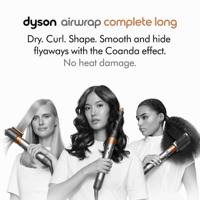 Dyson Airwrap Multi-Styler Complete Long, Nickel/Copper