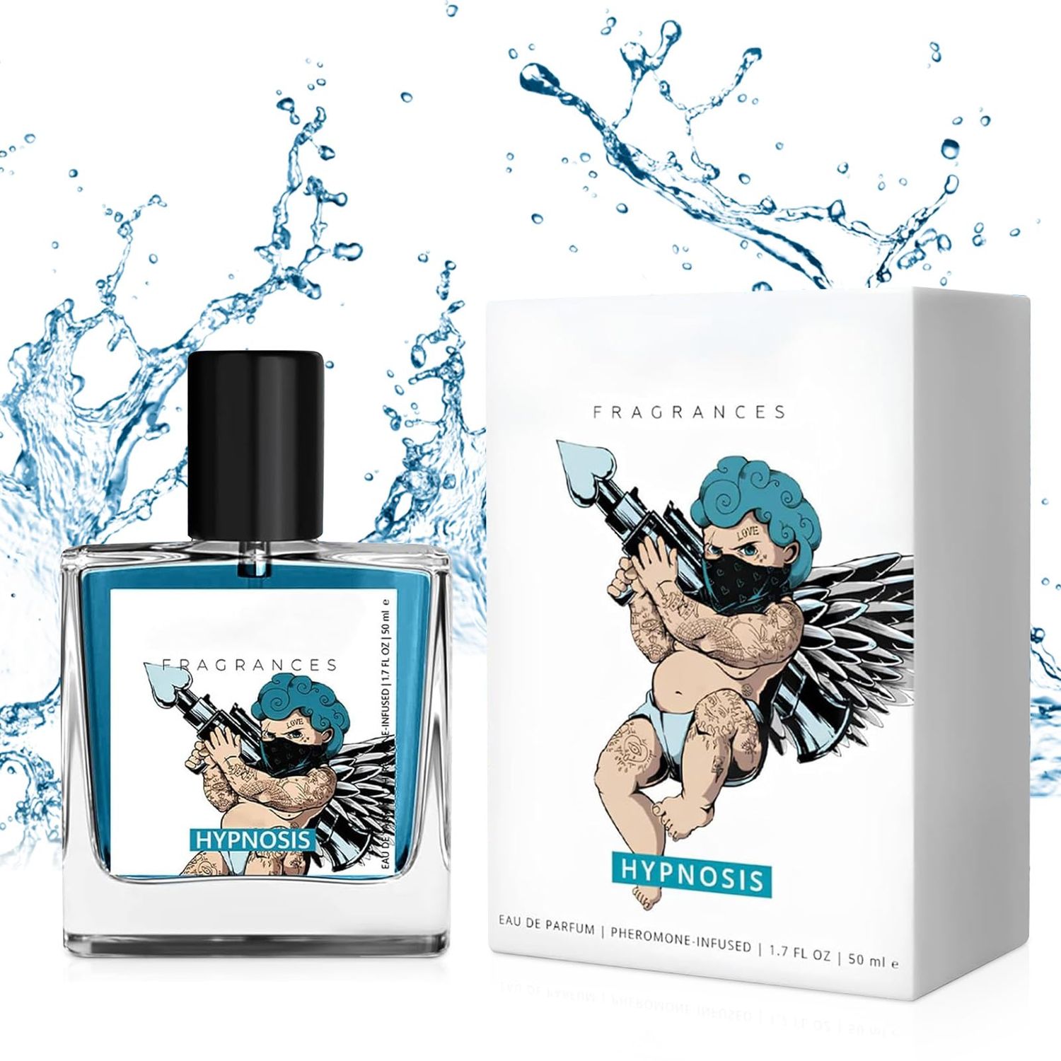 Hypnosis 2.0 Cologne for Men (Pheromone-Infused), Natural Herbal Formula - Long Lasting, Mens Fragrances | Pheromones Cologne | Enhance Attraction, Hypnosis Perfume Pheromone Colognes for Men (50ml)