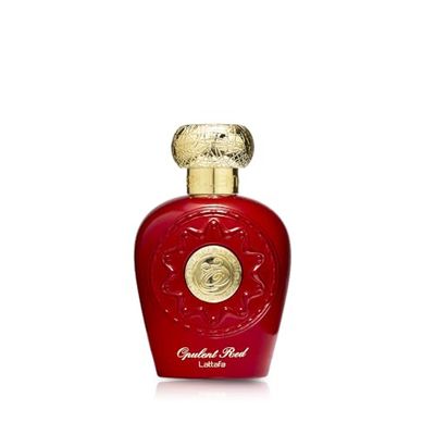 Lattafa Perfumes Opulent Red for Unisex Eau de Parfum Spray, 3.4 Ounce (137662)