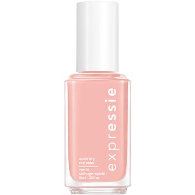 Essie expressie, Quick-Dry Nail Polish, 8-Free Vegan, Soft Pink Beige, Crop Top &amp; Roll, 0.33 fl oz