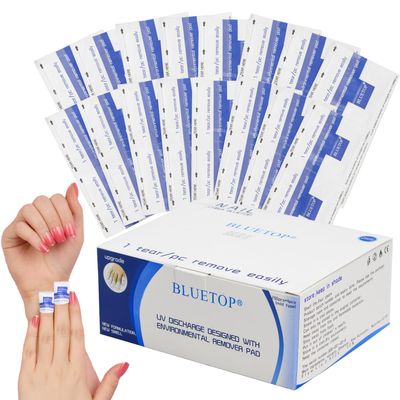 Nail Polish Remover Wipes, 200 PCS Acetone Pads for Nails Individually Wrapped, Fingernail Travel Kit for Home &amp; Professional Removal