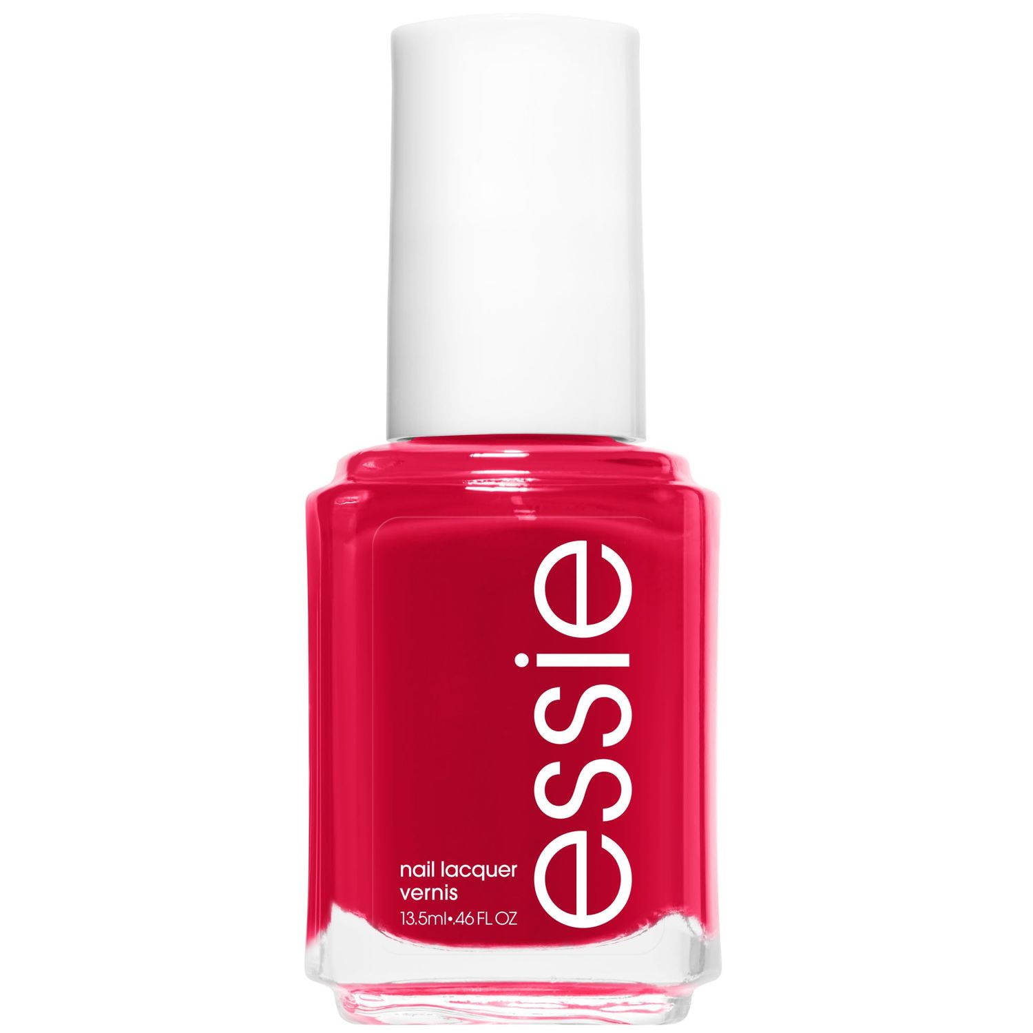 essie Salon-Quality Nail Polish, 8-Free Vegan, Bright Red, Shes Pampered, 0.46 fl oz