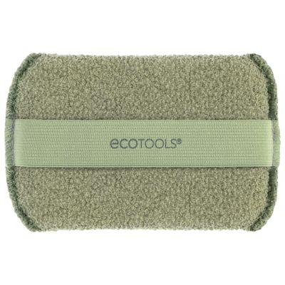 EcoTools Exfoliating Body Buffer, for Body Cleansing, Designed with Strap, Sustainable and Vegan Body Scrubber, 4 Count (Pack of 1)