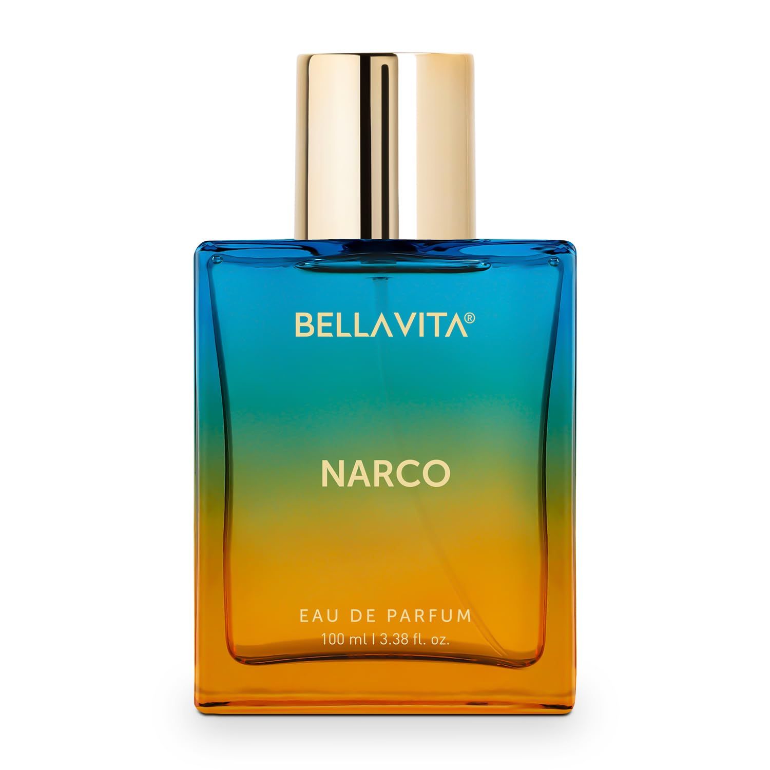 BELLAVITA Luxury NARCO Unisex Perfume for Women and Men | Notes of Bergamot, Jasmine and White Musk | Long-Lasting Luxury Perfume Oils | French Parfum for Women &amp; Men, 100 ML