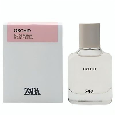 Zara Orchid Perfume for Women Eau de Parfum 30ml (1.01 fl oz) Floral Notes of Rose &amp; Lily with Peach &amp; Apple Musk, Wood &amp; Amber Base for a Sensual Long-Lasting Scent