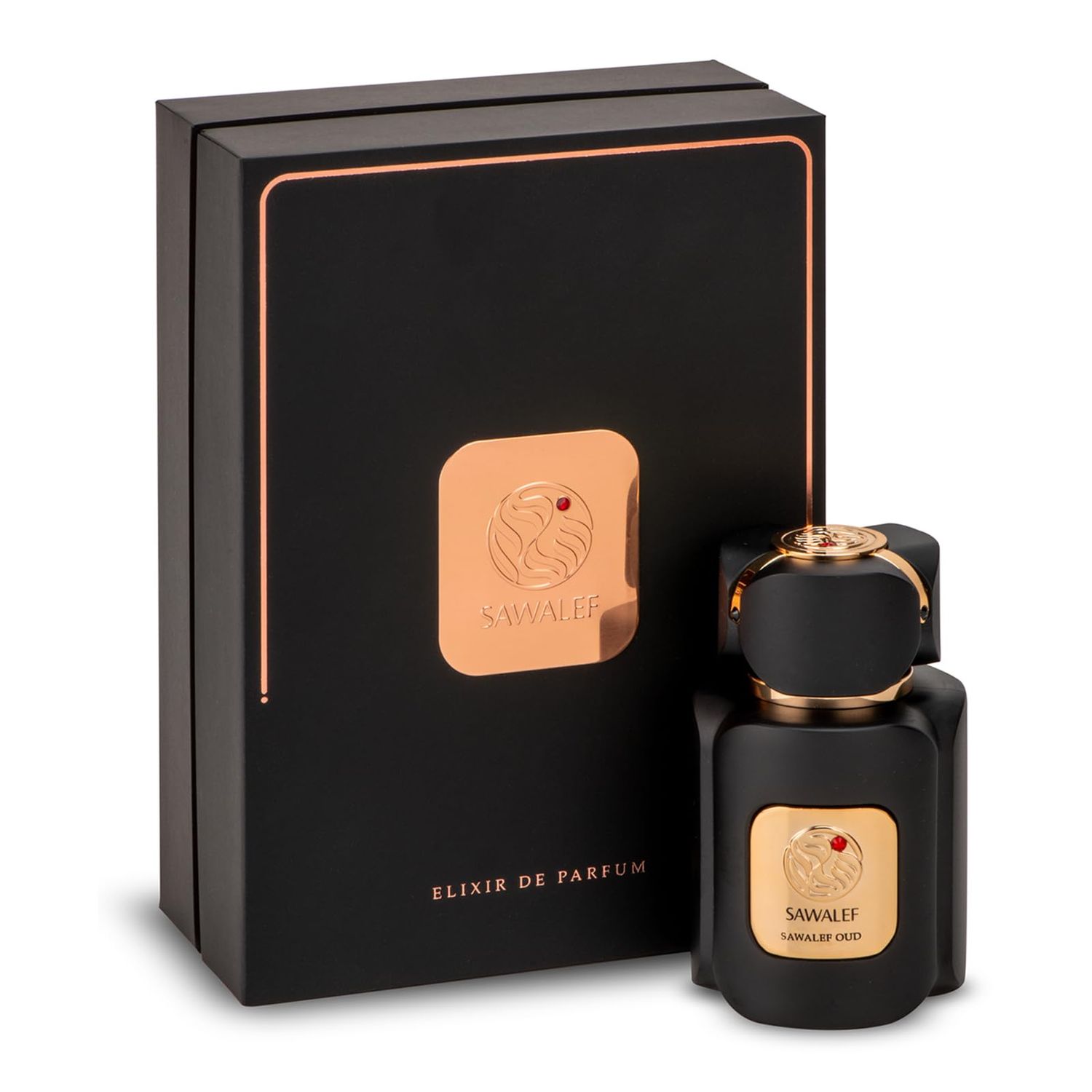 Swiss Arabian Sawalef Sawalef Oud - Body Spray for Women - Luxurious Body Mist with Ambergris, Oud, and Rose - Amber, Woody, and Spicy Aroma - 2.7 oz EDP Spray