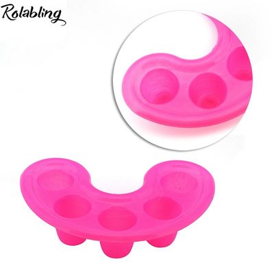 Rolabling 3pcs Pink/White/Black Manicure Bowl Nail Polish Remove Soaker Bowl Acrylic Nail Treatment Remover Finger Bowl (set-1)