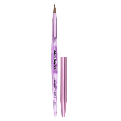 Mia Secret - Nail Brush KOLINSKY ROUND BRUSH ART 3D (Purple)
