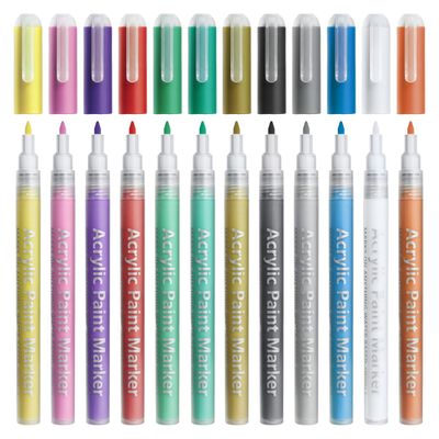 12pcs 3D Nail Art Pens Set, Colorful Nail Art Drawing Pen Nail Art Pens Nail Drawing Pen Nail Art Tool for Nail Art DIY Decoration (12 Colors)