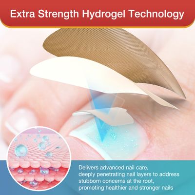 Toenail Fungus Treatment Extra Strength - 20 Hydrogel Patches for Overnight Nail Repair, 8-Hour Nighttime Fungal Nail Patches, Restores Healthy Appearance, Waterproof &amp; Painless Relief