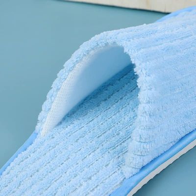 Maeline Bulk 6 Pair Disposable Home Slippers for Family Spa Guests Hotels Office - Mixed Slippers Home Party, Housewarming, Soft Fleece, Closed Toe, Multi, 9-13 Women/7-11 Men