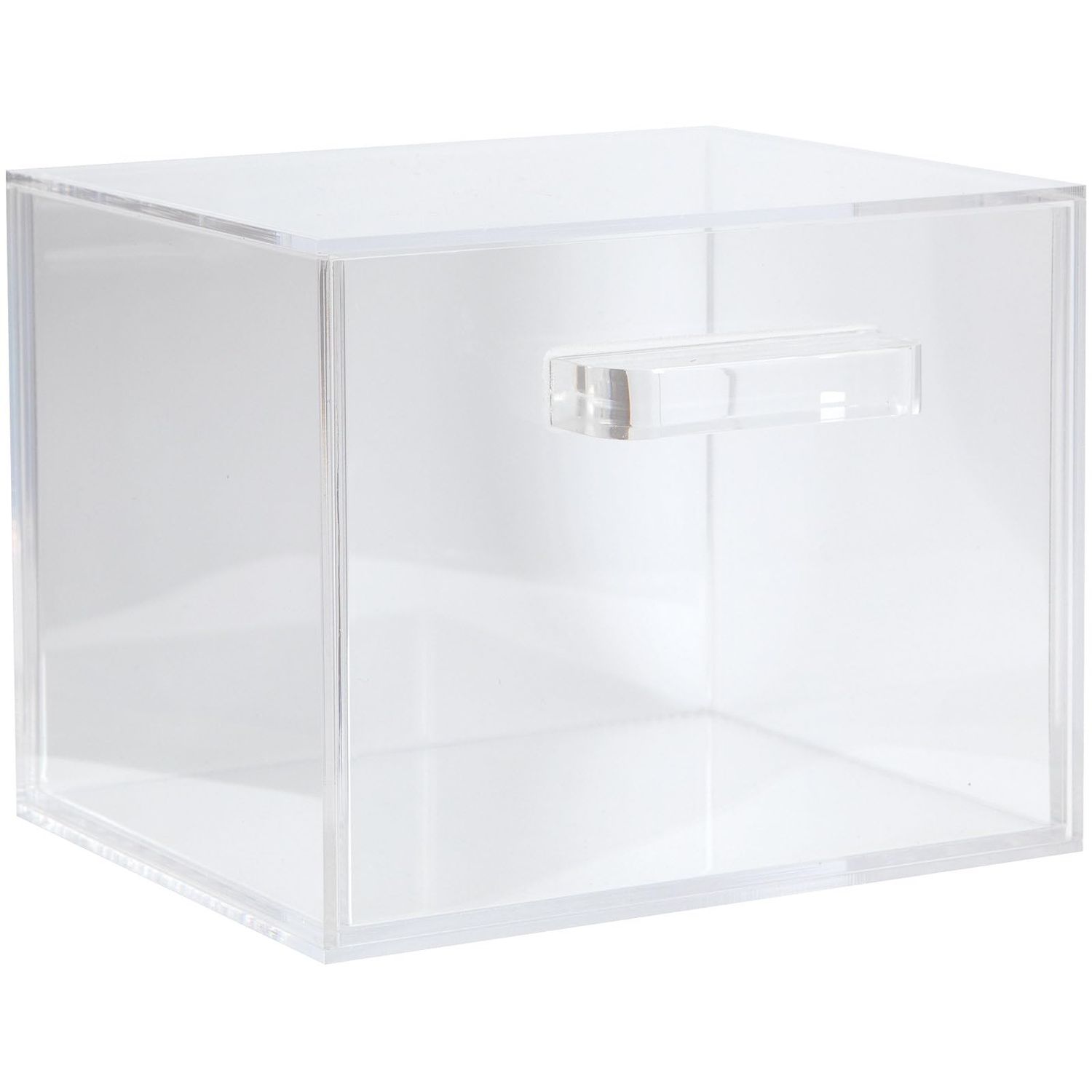 ForPro Premium Pure &amp; Simple XL Facial Towel Acrylic Holder with Drawer, Holds 50 Pure &amp; Simple XL Facial Towels, Disposable Makeup Remover Dry Wipe Holder