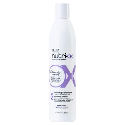 NUTRI-OX Fortifying Conditioner Chemically-Treated for Colored Thinning Hair | Thicker, Fuller-Looking Hair | Clinically &amp; Dermatologically Tested | Peppermint | Color-Safe | 15.2 Fl Oz