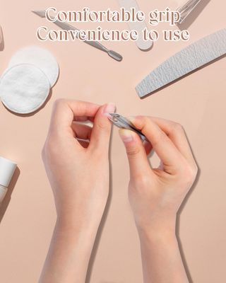 Liobelon 2 Pieces Mini Cuticle Cutter, Professional Cuticle Nippers Cuticle Scissors, Hangnail Clipper Cuticle Trimmer Tweezers, For Finger Toe Dead Skin Remove