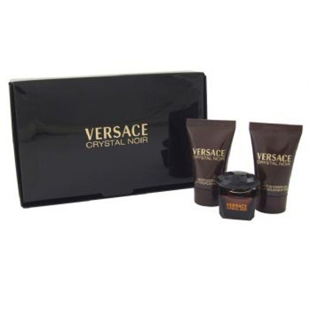 Versace Crystal Noir Perfume for Women Mini EDT 3 Piece Gift Set