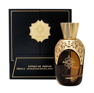 Atralia Amora Lumere Extrait De Parfum 100Ml 3.4Oz Unisex Fragrance - Luxury and Original Extrait de Parfum with Top notes of Citrus, Ginger, Saffron