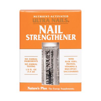 NaturesPlus Ultra Nails Nutrient-Activated Strengthener - .25 fl oz - Naturally Strengthens Nails &amp; Cuticles - Conditions Nails With Aloe, Calendula, Vitamins &amp; Protein - Formaldehyde Free, Vegan