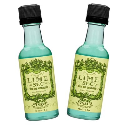 Clubman Pinaud Lime Sec Eau De Cologne - Fresh Citrus Scent, Invigorating After Shave Cologne for Men, 1.7 oz, 2 Pack