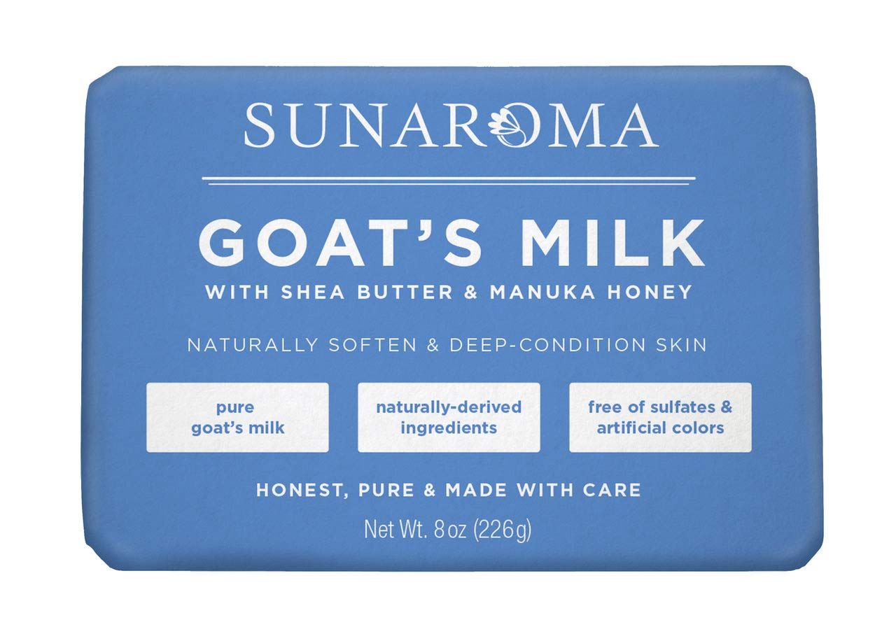 Sunaroma Goats Milk W/ Shea Butter &amp; Manuka Honey Soap (8 Ounce)
