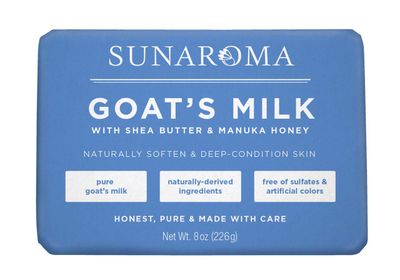 Sunaroma Goats Milk W/ Shea Butter &amp; Manuka Honey Soap (8 Ounce)
