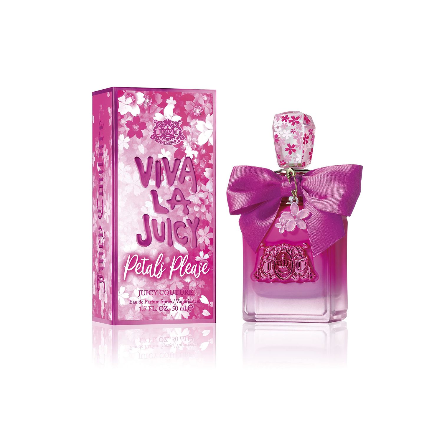 Juicy Couture Oui Eau De Parfum, Womens Perfume with Notes of Watermelon, Jasmine &amp; Techno Woods - Fruity &amp; Floral Perfume for Women, EDP Spray, 1.7 Fl Oz