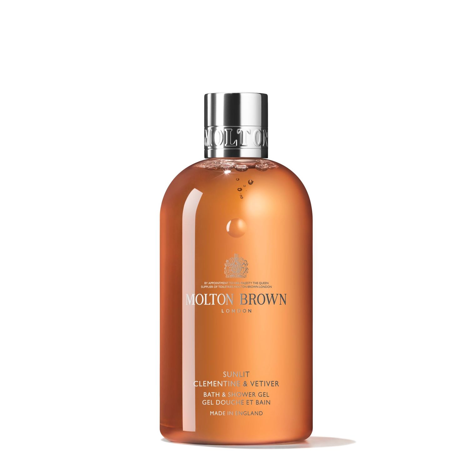 Molton Brown Sunlit Clementine &amp; Vetiver Bath &amp; Shower Gel 10 fl. oz.