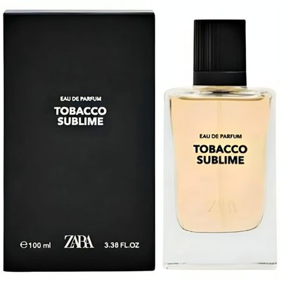 Zara Tobacco Sublime Perfume for Men Sophisticated Fragrance with Vanilla Tobacco Amber Woods Iris and Patchouli by Jordi Fernndez Eau de Parfum 100ml (3.4 fl. oz.)