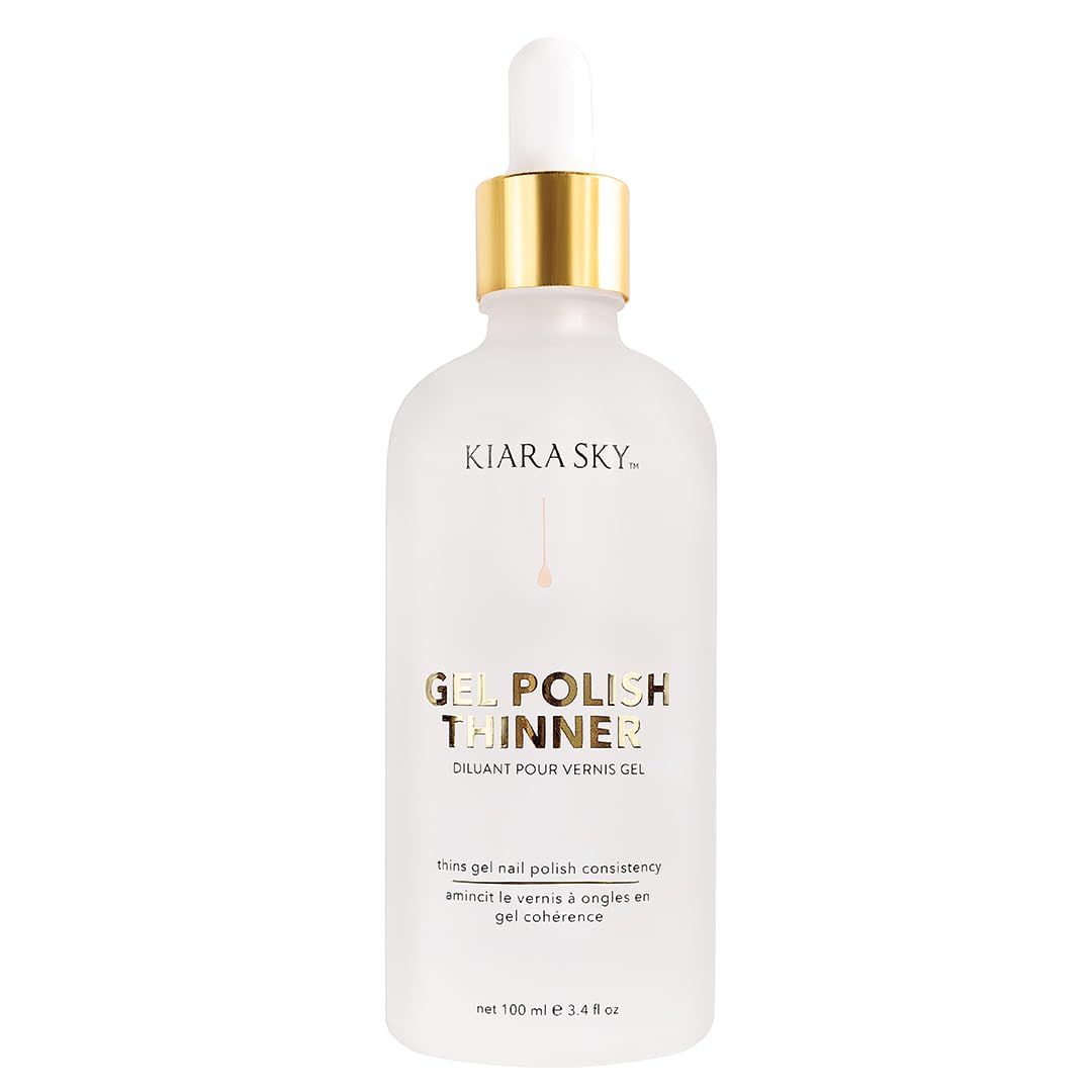 Kiara Sky Gel Polish Thinner | Gel Polish Revival | Thinner for Gel Polish Soak Off UV LED Nail Lamp Gel | 3.4fl oz
