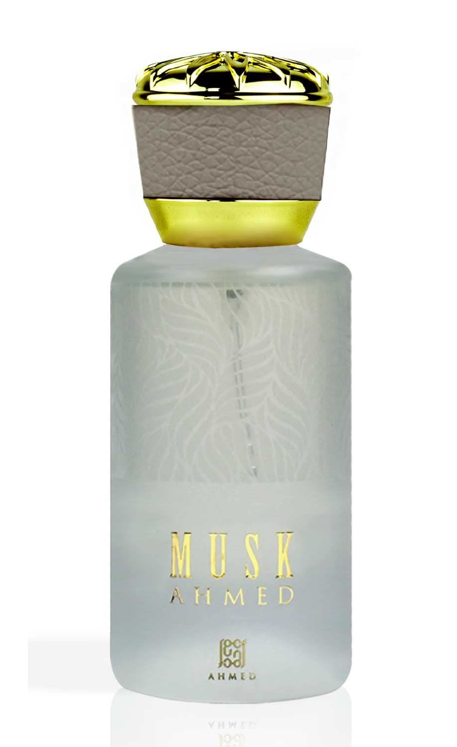 AHMED Musk EDP 50ML a Sensual Fragrance for Women and Men with Oriental Musk, Citrus Floral, Rose and Jasmine by Al Maghribi Arabian Oud and Perfumes Dubai