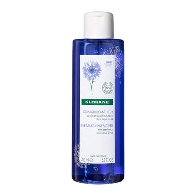 Klorane - Eye Makeup Remover With Organically Farmed Cornflower - For Sensitive Skin - Free of Oil, -Fragrance, &amp; Sulfates - 6.7 fl. oz.