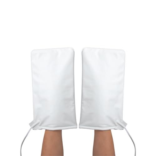 ForPro Professional Collection Premium Heated Mitts, Electric Thermal Moisturizing Hand Warmers for Spa Treatments, Dual Temperature Settings, 1-Pair