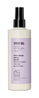 AG Hair Cosmetics Spray Gel Thermal Setting Spray for Unisex - 8 oz Hair Spray