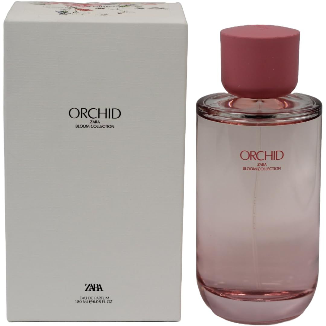 Zara Orchid Women Perfume Enchanting Floral Fruity Fragrance Scent with Rose Lily of the Valley Peach and Amber EDP Eau de Parfum 180ml (6.08 fl. oz.)
