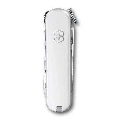 Victorinox Nail Clip 580, 8 Functions, Swiss Made Multi-Tool with Nail File, Nail Cleaner and Small Blade - White