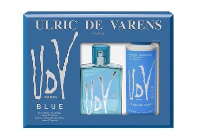 Ulric De Varens Blue Eau De Toilette Spray 100ml Set 2 Pieces 2019366877