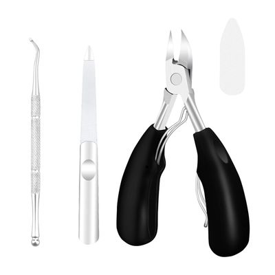 Podiatrist Toenail Clippers, Pedicure Toenail Cutters with Super Sharp Curved Blade, Professional Thick &amp; Ingrown Toe Nail Clippers for Adults &amp; Seniors