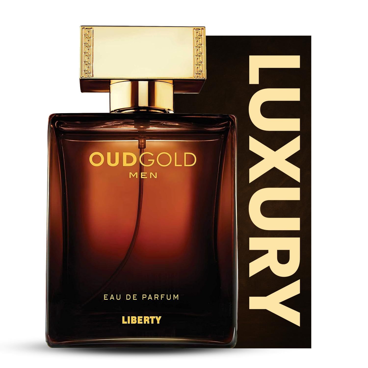 Liberty Luxury Oud OudGold Premium Perfume Spray for Men (50ml/1.7Oz), Eau De Parfum (EDP), Designed in France, Long Lasting Smell, Woody notes
