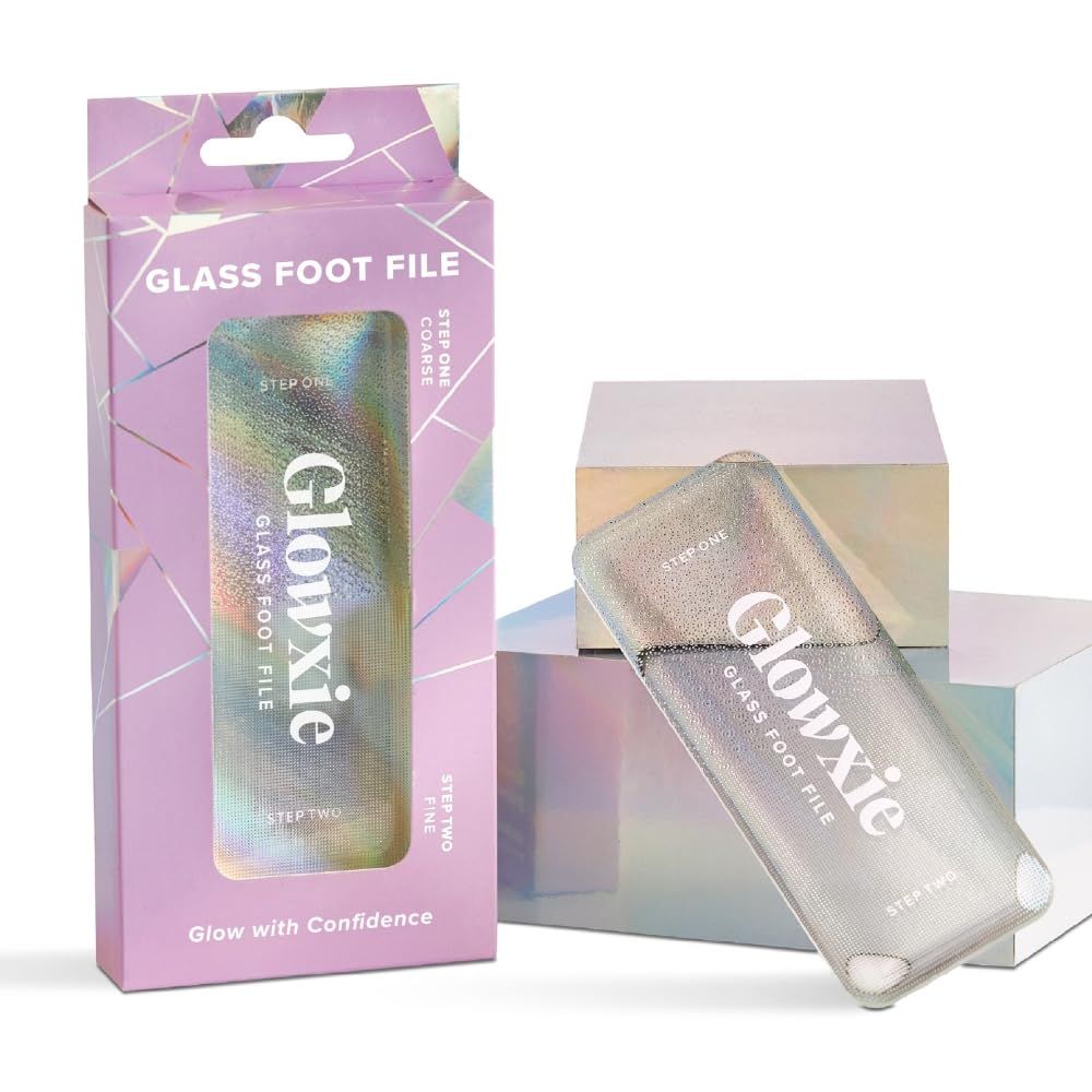 Ultimate Glass Foot File | 2 Files (ScubBuff) | Dead Skin &amp; Callus Remover | Long Lasting | Easy Clean