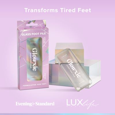 Ultimate Glass Foot File | 2 Files (ScubBuff) | Dead Skin &amp; Callus Remover | Long Lasting | Easy Clean