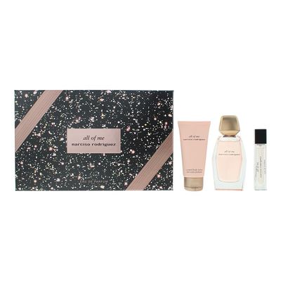 Narciso Rodriguez All Of Me Gift Set (Eau de Parfum 3 fl. oz Body Lotion 1.6 fl. oz Eau de Parfum Mini 0.33 fl. oz)