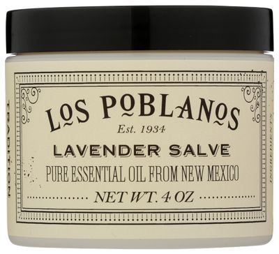 LOS POBLANOS Lavender Hand Salve, 4 OZ