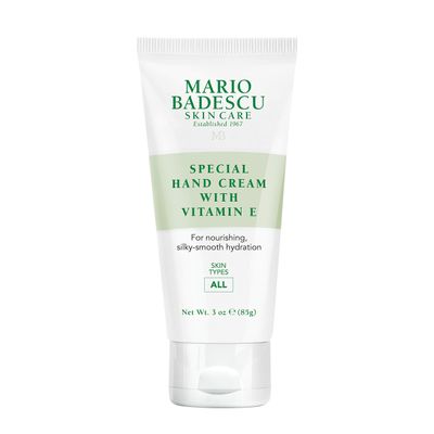 Mario Badescu Unscented Hand Cream with Vitamin E for Men and Women, Non-Greasy, Light and Fast-Absorbing Hand Cream for Dry Cracked Hands, Ideal for All Skin Types, 3 Oz