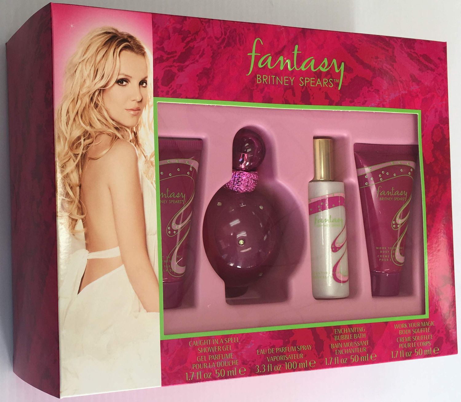 Britney Spears Fantasy 4 Piece Fragrance Set