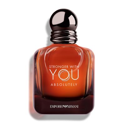 Armani Beauty - Stronger With You Absolutely - Parfum - Cologne for Men - Spicy Ambery Gourmand Mens Fragrance - Rum Accord, Cedarwood, Lavendar &amp; Vanilla Notes - 1.7 Fl Oz