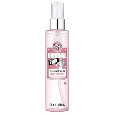 Soap &amp; Glory Original Pink Fragrance Spritz - Lavender Oil Rose &amp; Citrus Bergamot Scented Body Mist Spray for Women (110ml)