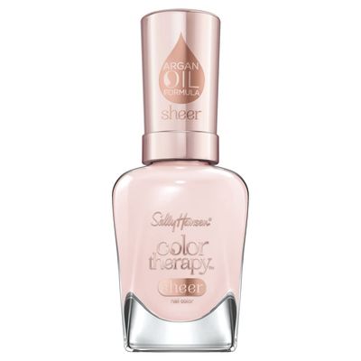 Sally Hansen Color Therapy, My Sheer, Argan Oil, Long Lasting, Nail Treatment, Sheer, Creme Nude Nail Polish