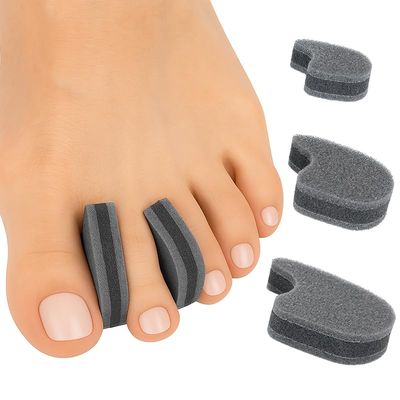 VIVEsole Foam Toe Separators for Women &amp; Men (20 Pack) - Spacers for Bunions, Corns, Blisters, Overlapping Toes &amp; Hammer Toe Pain Relief - Cushion Pads Prevent Friction &amp; Reduce Pressure