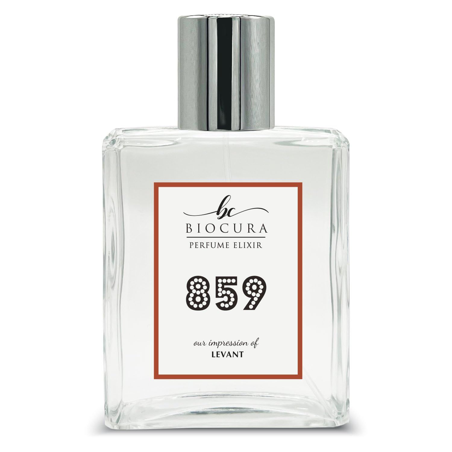 BIOCURA BC Perfume 859 Inspired by Levant For Women &amp; Men Fragrance Dupes Eau de Parfum Bottle 3.4 Fl Oz/100ml
