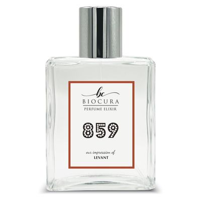 BIOCURA BC Perfume 859 Inspired by Levant For Women &amp; Men Fragrance Dupes Eau de Parfum Bottle 3.4 Fl Oz/100ml
